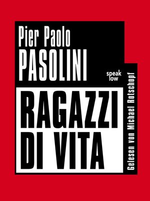 cover image of Ragazzi di Vita (Ungekürzt)
